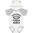 thumbnail image 3 of Inktastic Handpicked for Earth by My Grammy in Heaven with Angel Wings Boys or Girls Baby Bodysuit, 3 of 5