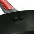 thumbnail image 4 of Oster Claybon 3.8 Quart Nonstick Saute Pan With Lid in Speckled Red, 4 of 5