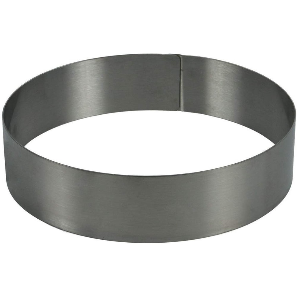 Cake Ring Stainless Steel, 3" High 3"