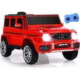 thumbnail image 1 of OLAKIDS Licensed Mercedes Benz G63 Kids Ride On Car, 12V Electric Vehicle with Remote Control, Double Open Doors, Music, Bluetooth, Wheels Suspension, Battery Powered for Children Boy Girl, 1 of 9