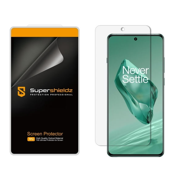 (2 Pack) Supershieldz Designed for OnePlus 12 Screen Protector, High Definition Clear Shield (TPU)