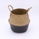 thumbnail image 1 of Maceta de estilo nórdico, cesta de paja tejida, suministros para el hogar, cesta de almacenamiento de paja, cesta de flores de paja plegable, 1 of 6