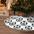 thumbnail image 5 of Defioc Happy Soccer for Christmas Tree Skirt Snowman Xmas Tree Skirt Farmhouse Christmas Decorations Tree Mat for Holiday Party Decor-36", 5 of 6
