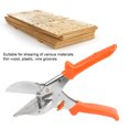 thumbnail image 3 of Angle Scissors, Durable Pipe Wire Cutter, Steel Blades Various Materials Wire Grooves Plastic for Thin Wood, 3 of 7