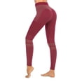 thumbnail image 5 of FANNYC Women's Sexy High Waist Yoga Pants Sports Compression Tights Elastic Belt Gym Workout Sweatpants Slim Tummy Control Butt Lift Running Pants,S-XL, 5 of 6