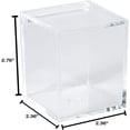 thumbnail image 3 of Clear Acrylic Boxes 12 Pack 2.36''X2.36''X2.76'', 3 of 5