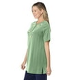 thumbnail image 3 of Woman Within Plus Size 7-Day Embroidered Pointelle Tunic, 3 of 5
