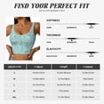 thumbnail image 7 of Fotbe Geometric Elements Pattern Womens' Sports Bra Longline Wirefree Padded with Medium Support Sports Moisture-Wicking Workou Vest,Tank Top-X-Large, 7 of 7