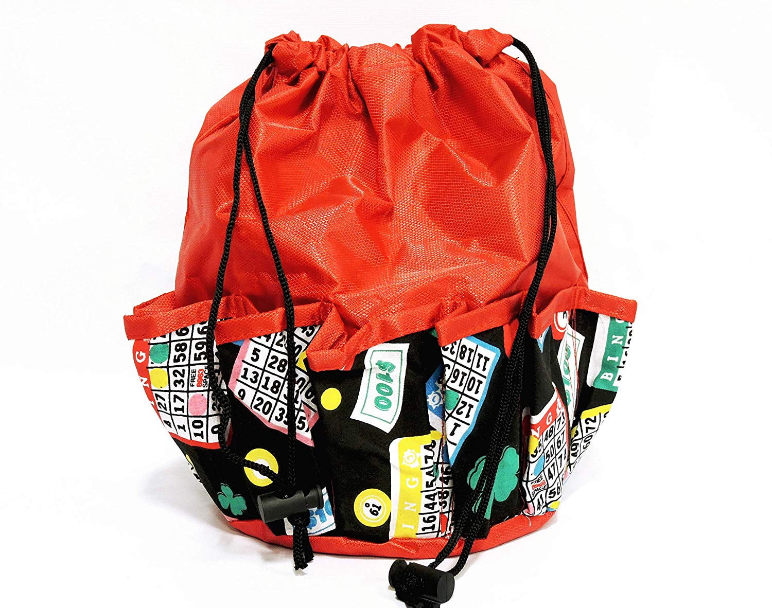 10 Pocket Bingo Dauber Bag Lucky Design Red Com