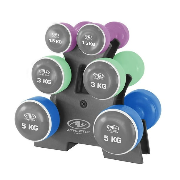 Set de Mancuernas Athletic Works WMW-108T-19KG Walmart en línea