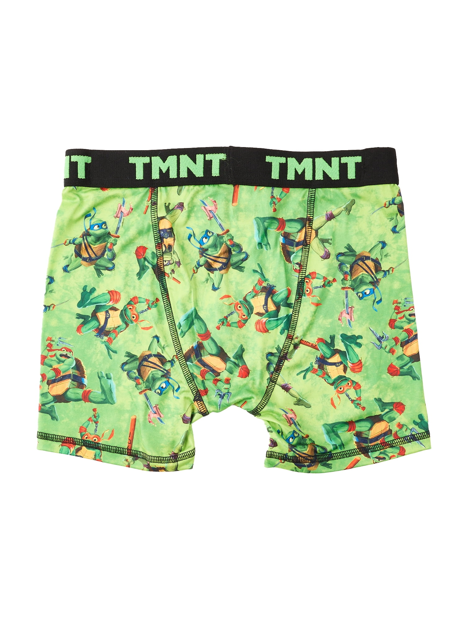 Teenage Mutant Ninja Turtles Boys Boxer Brief Underwear, 4-Pack, Sizes XS-XL