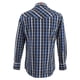 thumbnail image 2 of Camisa Vaquera Wrangler Hombre Manga Larga Lg41 azul EG, 2 of 6