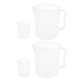 thumbnail image 2 of Tazas medidoras de 4 piezas Yuyangstore apilables para hornear con medición para reptiles, 2 of 8