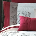 thumbnail image 4 of Riverbrook Home Ellie Red/Taupe Embroidered 8 Piece King Comforter Set, Adult, 4 of 5