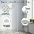 thumbnail image 5 of 67” Industrial Floor Lamp for Living Room, Modern Standing Lamp with Crystal Lampshade Tall Lamp for Bedroom Study Room, Silver, 5 of 9