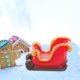 thumbnail image 1 of KAKOWELY De Resina En Forma De Trineo Ideal Para Escenas Navideñas Y Manualidades, 1 of 6