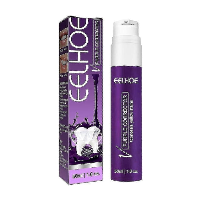New- Purple Dentifrice Toothpaste Tooth Stains Anti-pigmentation Yellow Teeth