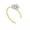 Gold, variant on Men Women Fake Crystal Floral Clip On Swirls Septum Non Piercing Nose Ring -red