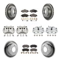 thumbnail image 1 of Transit Auto Front Rear Disc Brake Caliper Coated Rotors and Semi-Metallic Pads Kit (10Pc) for Car Dodge Sprinter 3500 Freightliner KCG-100983P, 1 of 2