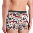 thumbnail image 4 of Mens Underwear - Colorful Mushrooms (2) Breathable Stretch Boxers for Men Athletic Mens Boxer Briefs, 4 of 7