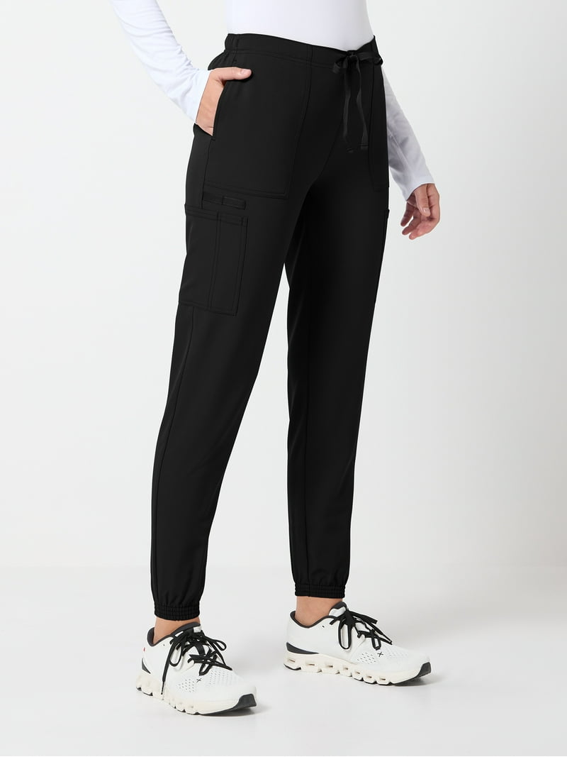 Scrubstar Core Essentials Women's Drawstring Cargo Jogger Scrub