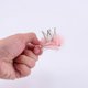 thumbnail image 3 of 2pcs Fashion Headwear Diamond Three-Dimensional Mesh Crown Hairpin Hair Accessories for Girls Children (Pink), 3 of 3