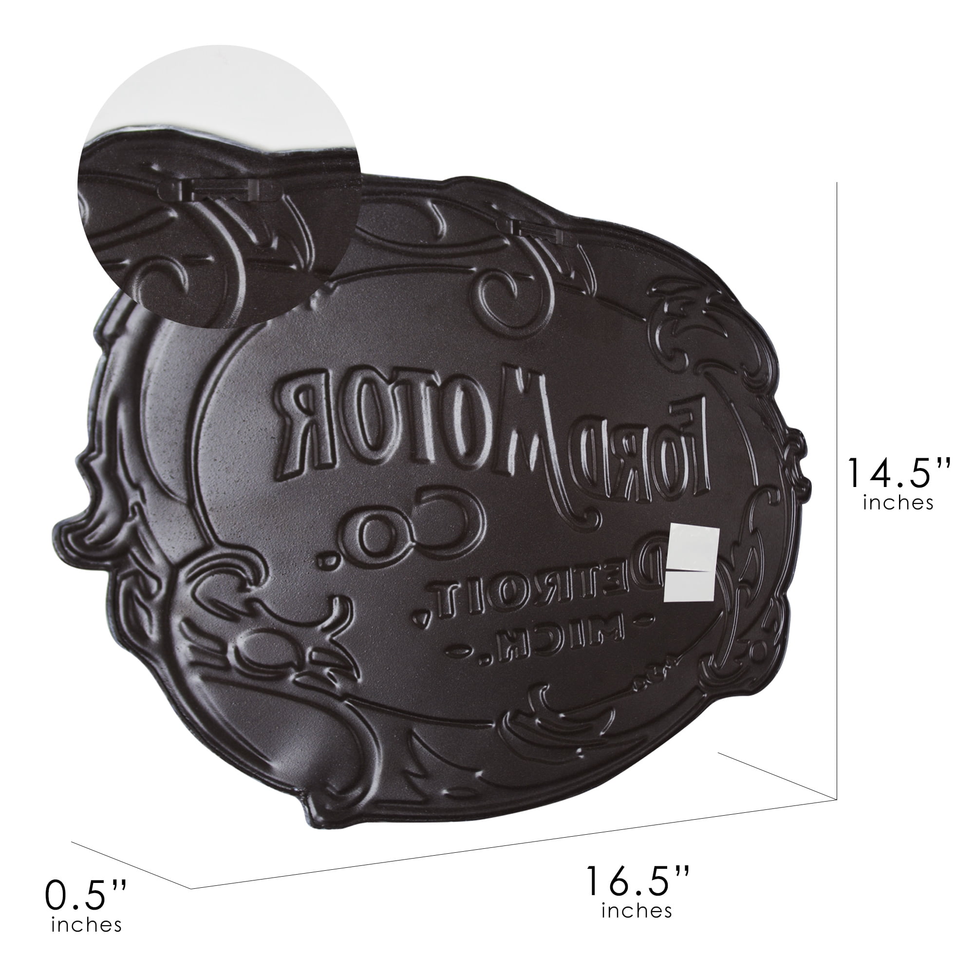 Ford Motor Co. Embossed Metal Sign
