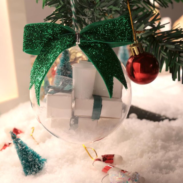 Adornos divertidos en forma de mini paquetes, adornos navideños divertidos en forma de bola, adornos navideños en miniatura, adornos divertidos - Adornos en forma de mini paquetes, adornos navideños e
