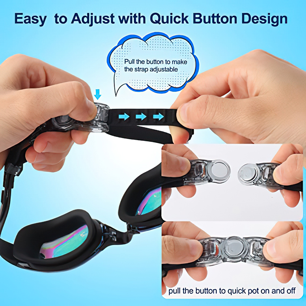 GPED Swim Goggles 2-Pack with Anti-Fog & UV photo 8