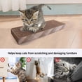 thumbnail image 5 of Cat Scratcher,Cat Scratching Board – Durable Scratch Pad for Cats with Reversible Design, Corrugated Cardboard Scratcher Fits Cat Boxes, Beds, or Floor Use, Wear-Resistant, 5 of 7