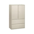 thumbnail image 2 of HON Brigade 800 Series Lateral File - 42" x 18" x 64.3" - 2 x Shelf(ves) - 2 x Drawer(s) for File - 2 x Side Open Door(s, 2 of 4