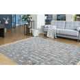 thumbnail image 2 of Contemporary Milla Collection Area Rug in Blue Color and Rectangle, Runner Shape, 2 of 8