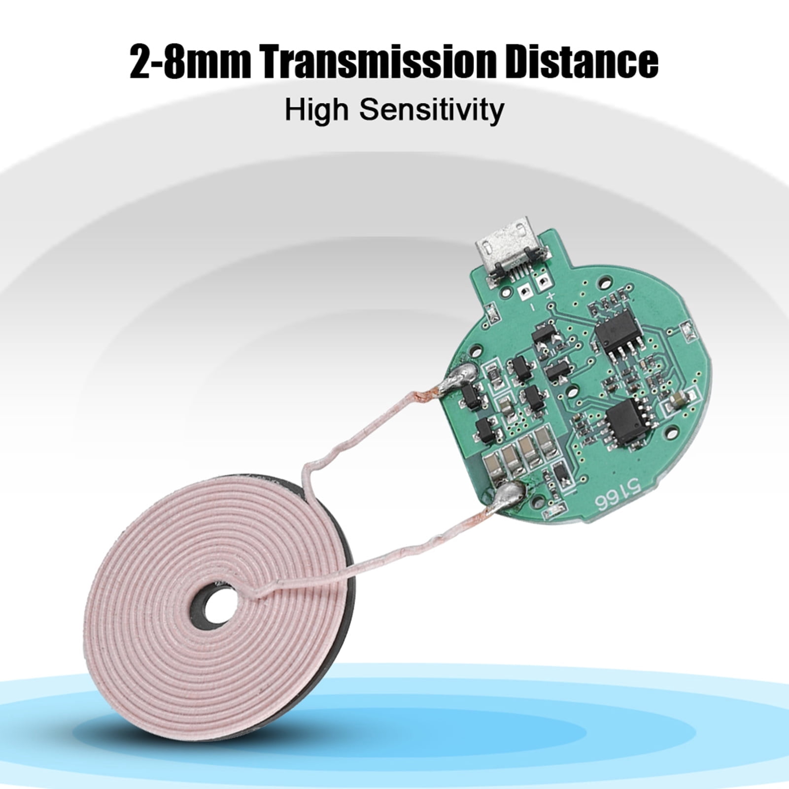 Wireless Charging Transmitter PCBA,High Charging Efficiency Mini QI Wireless Charger Transmitter Adapter QI Wireless Charger Transmitter Module Performance Driven