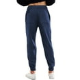 thumbnail image 3 of Taigaofy Mens Sweatpants Elastic Waist Drawstring Baggy Tapered Pants With Pockets Navy L, 3 of 7