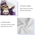 thumbnail image 4 of Monkey Sunglasses Bath Towels Absorbent Bath Towels Set Soft Towel Set for Home Hotel Decor Gym Swim, 3 Piece Wash cloth, 4 of 7