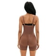 thumbnail image 2 of DARING DIVA Women's Cami Front Hook Thigh Slimmers Shapewear Bodysuits Brown L, 2 of 6