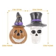 thumbnail image 2 of unbranded 2Ud De Paisaje De Acuario Con Calabaza Y Calavera En Resina, 2 of 6