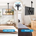 thumbnail image 5 of Soporte de TV de techo PERLESMITH PSCM2 para televisores de 26 a 65 pulgadas 45 kg, 5 of 5