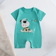 thumbnail image 3 of Yievot Toddler Baby Girls Boys Jumpsuit Short Sleeve Onesie Romper Fashion Printed T-Shirt Round Neck Bodysuit Clothes For 0-12 Month Baby Boy, 3 of 3