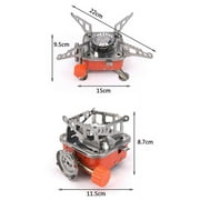 Clearance Under $10 Burner Stove Windproof Portable Outdoor Foldable w/Bag Stove Cooking Camping Kitchen,Dining & Bar