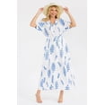 thumbnail image 1 of Vestido bordado de hojas Roman Fashion /Juvenil, 6067 (Blanco) blanco CH, 1 of 4