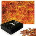 thumbnail image 3 of Ambesonne Burnt Orange Jigsaw Puzzle, Vintage Mosaic Grunge, Heirloom-Quality Fun Activity for Family Durable Cardboard, 1000 pcs, Orange Mustard, 3 of 6