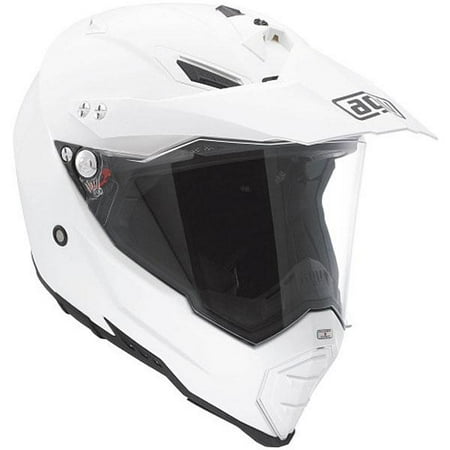 Agv Visor - AGV Helmet Visor for AX-8 Dual Sport EVO Titanium Gray KIT76110001