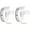 2 white, variant on Wall Mount Bracket for Space Efficient, Easy Mounting,