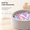 Gray, 100 Balls (Pink, White, Blue), variant on Moncoland Ball Pit for Toddlers, Baby Activity Ball Pit with Silky Soft Milk Silk Cover, Large Indoor Play Center for Boys & Girls, Pink, 33.5 x 33.5 x 10.4 Inches