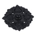 thumbnail image 4 of Timbre De Puerta De Hierro Con Cable, Pulsador Vintage Con Acabado En Polvo Negro, Timbre De Puerta Decorativo Vintage Con Fácil Instalación, 31/4" X 3 1/4", 4 of 5