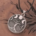 thumbnail image 2 of PERITANG Tree of Life Copper Pendant Vintage Moon and Sun Totem Necklace Jewelry for Women Men, 2 of 5