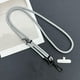 thumbnail image 5 of Cordón para teléfono cruzado con lengüetas ajustables y correa antirrobo para todos los teléfonos. Hebillas metálicas. Cordón universal para el cuello para teléfonos móviles, para mujeres y hombres., 5 of 5