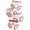 a-Watermelon Red439, variant on FINALGANG Girls 4 Pack Briefs With Cute Cartoon Prints Kids Breathable Comfortable Underwear With Contrast Trim For Casual Daily Wear Red 11-12 Years