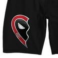 thumbnail image 3 of Deadpool 3 Deadpool And Wolverine Best Friends Necklace Men's Black Sleep Pajama Shorts-Medium, 3 of 4